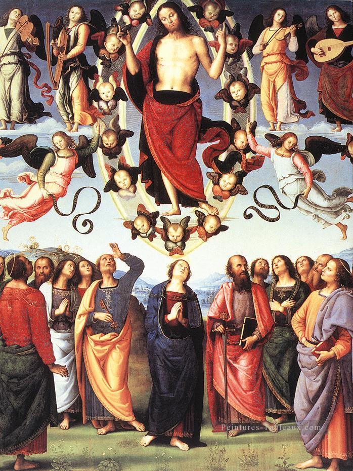 L’Ascension du Christ Renaissance Pietro Perugino Peintures à l'huile